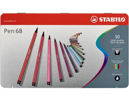 Stabilo Pen 68 50er Metalletui 