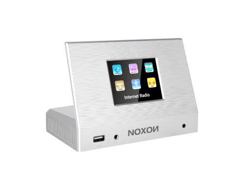 NOXON A120+, DAB+ & Internet Radio Adapter silber, Bluetooth, Spotify