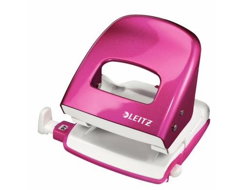 Leitz WOW Brolocher NeXXt pink metallic, 30 Blatt, Metall