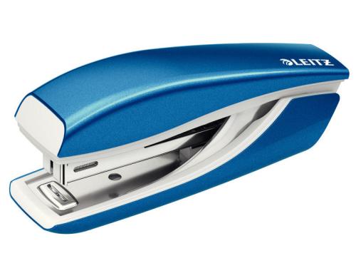 Leitz WOW Mini-Heftgert NeXXt blau metallic, 10 Blatt, Metall