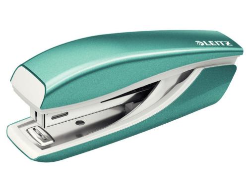 Leitz WOW Mini-Heftgert NeXXt eisblau metallic, 10 Blatt, Metall