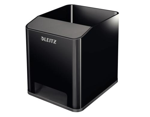 Leitz Sound Stiftekcher Duo Colour schwarz