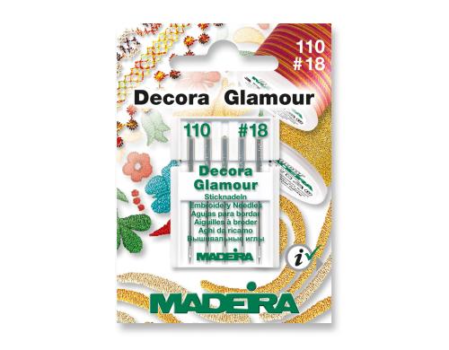 Madeira Maschinennadel Glamour Decora Packung  5 Nadeln, Nadelst. 110/16