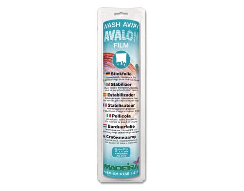 Madeira Stickfolie Wash Aways Avalon Film transp., 1 Rolle 30 x 10m