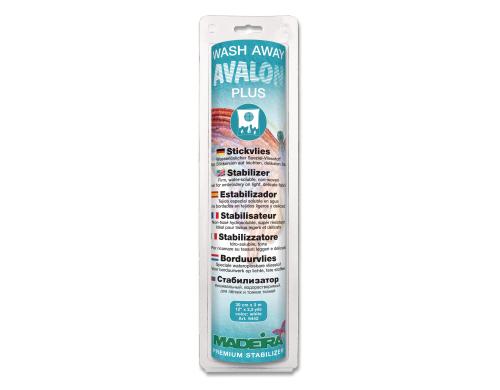 Madeira Stickfolie Wash Aways Avalon Plus weiss, 1 Rolle 30 x 3m