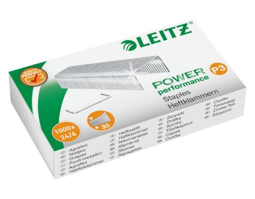 Leitz Power Performance P3 Heftklammern 24/6, 1000 Stck, bis 30 Blatt