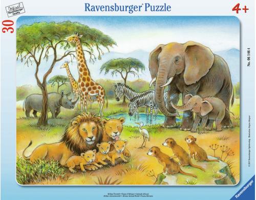 Afrikas Tierwelt Alter: 4+, 30-48 T. Rahmenpuzzles