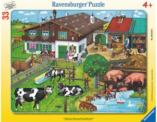 Tierfamilien Alter: 4+, 30-48 T. Rahmenpuzzles