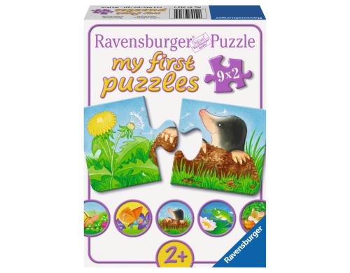 Tiere im Garten Alter: 2+, my first puzzles - 2,4,6,8 T.