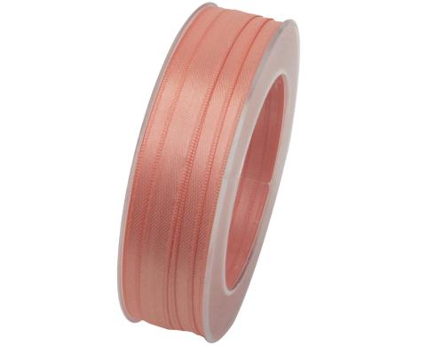 Goldina Doppelsatin-Band 10 mm Spule  25 m, apricot