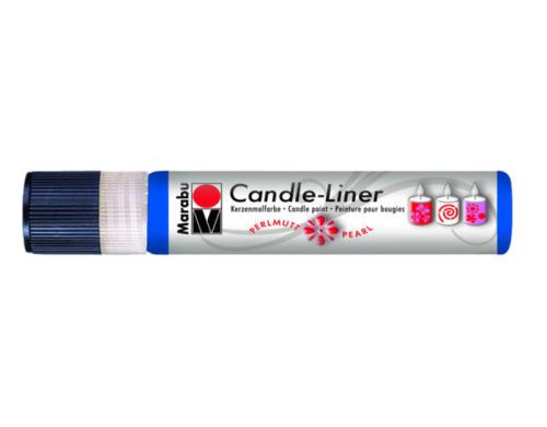 Marabu Kerzenmalfarbe 25ml Candle-Liner Mittelblau