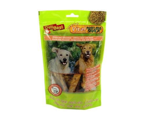 DeliBest Vital Natura Snack fr Hunde Biotin + Leinsamen 200g