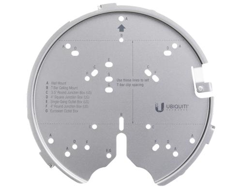 Ubiquiti U-PRO-MP Professional Montagekit fr U6-Pro, U6-LR, AC-Pro, AC-HD, AC-SHD