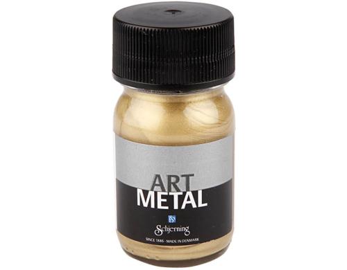 Schjerning Metallic-Farbe Art Metal 30 ml, hellgold