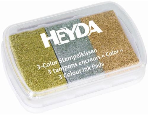 Heyda Stempelkissen Metallic Grsse 9x6cm