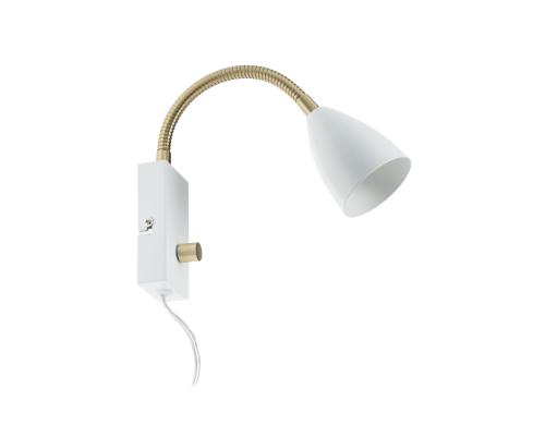 MARKSLOJD Ciro 1L Wandleuchte Weiss 106588, exkl. 1x GU10 35W, Dimmer