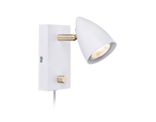 MARKSLOJD Ciro 1L Wandleuchte Weiss 106317, exkl. 1x GU10 35W, Dimmer