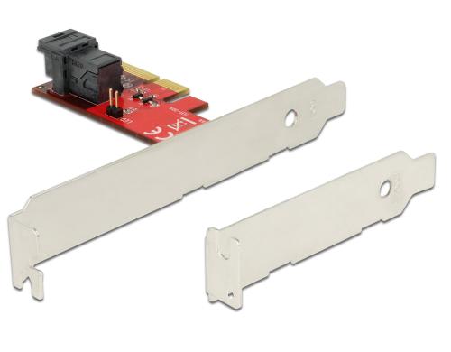 DeLock PCI-Express-x4 Kontroller U.2 SFF-8643 PCI-Express NVMe, FH und LP