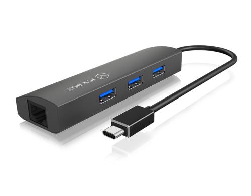 ICY BOX IB-HUB1406-C, 3x USB3,1x USB Type-C Anschluss zum PC USB Type-C