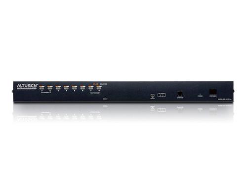 Aten KH1508AI: 8 Port Cat- IP KVM-Switch PS/2, USB, VGA, 1600x1200, 19, schwarz