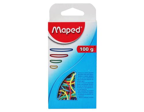 Maped Gummiringe 100g farbig 