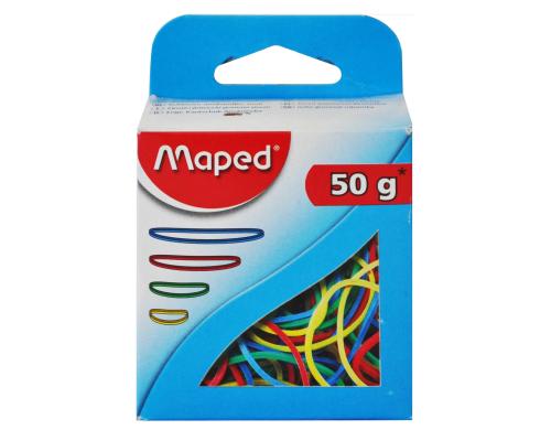 Maped Gummiringe 50g farbig 