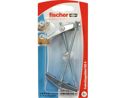 Fischer  84341 Kippdbel KD 4 NV 2 Stck