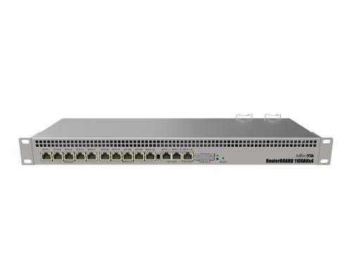 MikroTik RB1100AHx4: 19 Router 4x1400Mhz, 1GB Ram, 13x1Gbps LAN