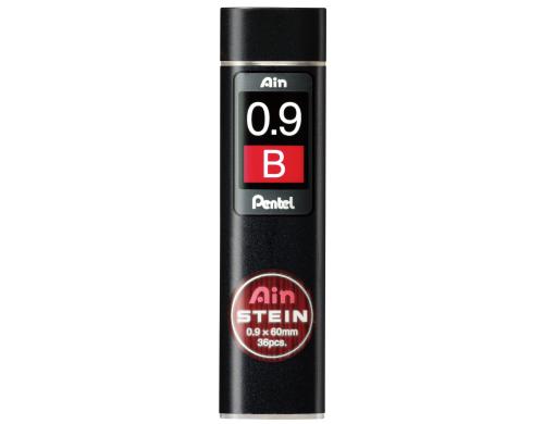 Pentel Druckbleistift-Minen Ain Stein 0.9mm B, 36 Minen pro Dose