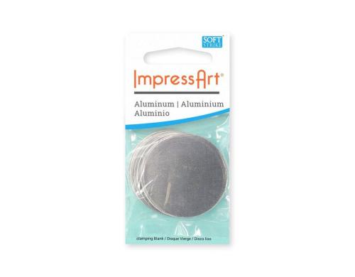 Impress Art Metall-Schild rund 6 Stck, 35 mm