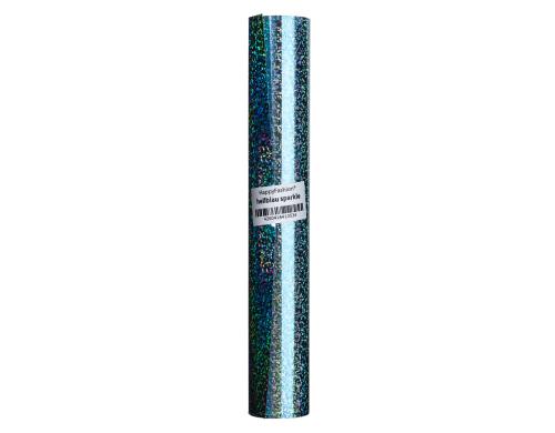 HappyFabric HappyFashion hellblau sparkle 1 Rolle, 25 x 100 cm