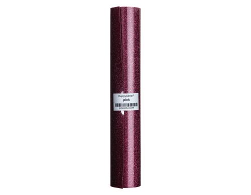 HappyFabric HappyGlitter pink 1 Rolle, 25 x 100 cm