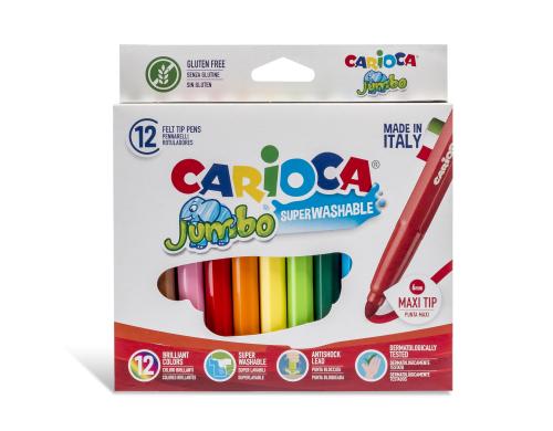 Carioca Fasermaler Jumbo Box 12er Pack