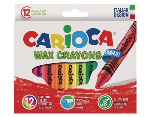 Carioca Wachsmalkreide Maxi Wax 12er Pack