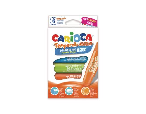 Carioca Posterfarbe Temperello Neon 6er Pack