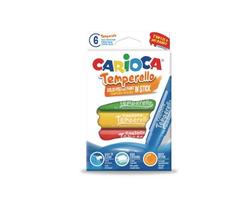 Carioca Posterfarbe Temperello 6er Pack