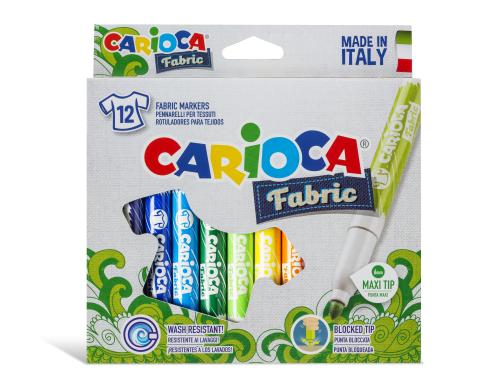 Carioca Textilmarker Fabric 12er Pack