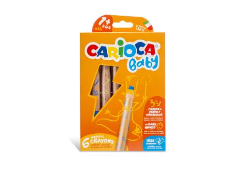 Carioca Malstift Baby 3 in 1 6er Pack