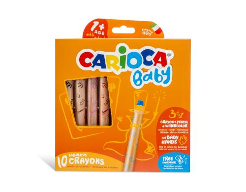 Carioca Malstift Baby 3 in 1 10er Pack