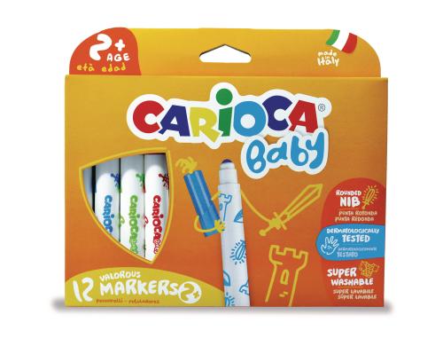 Carioca Fasermaler Baby 2+ 12er Pack