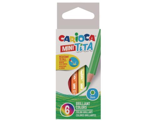 Carioca Farbstift Mini Tita 6er Pack