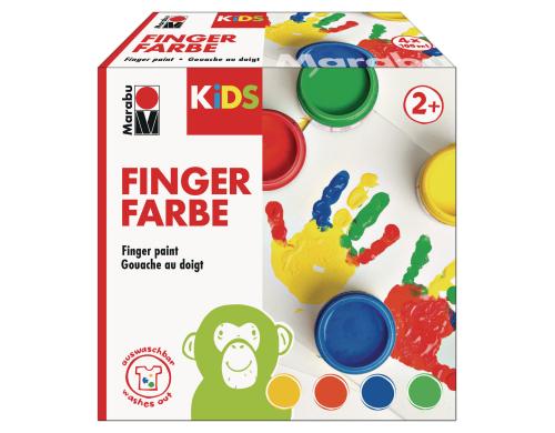 Marabu Fingerfarbe 4 x 100ml