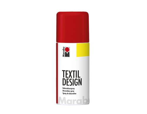 Marabu Dekorationsspray Textil Design 150 ml-Dose, kirschrot