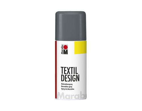 Marabu Dekorationsspray Textil Design 150 ml-Dose, Graphit