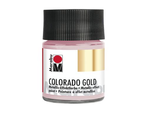 Marabu Metallic-Effektfarbe Colorado Gold 50 ml, Ros-Gold