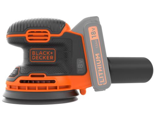 Black+Decker Exzenterschleifer BDCROS18N-XJ ohne Akku und Ladegert