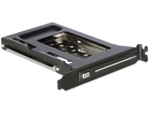 Delock Einbaurahmen fr 1 x 2.5HDD/SDD passend fr PC-Slot, Hotswap, SATA-Strom