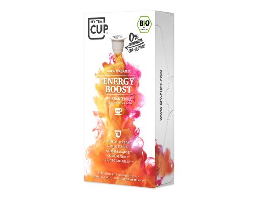 Tee ENERGY BOOST - Nespresso kompatibel 10 Kapseln, fr 180 - 200 ml optimiert