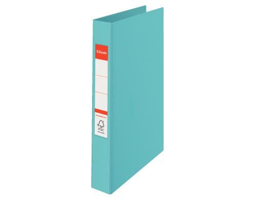 Esselte Colour'ICE Ringbuch PP A4 25cm blau, 2 Ring