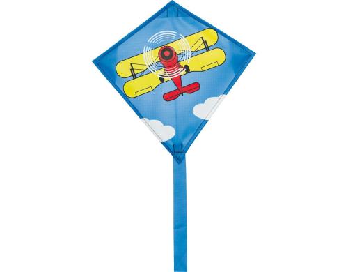 Invento Drachen Mini Eddy Biplane ab 5 Jahren,30x30 cm